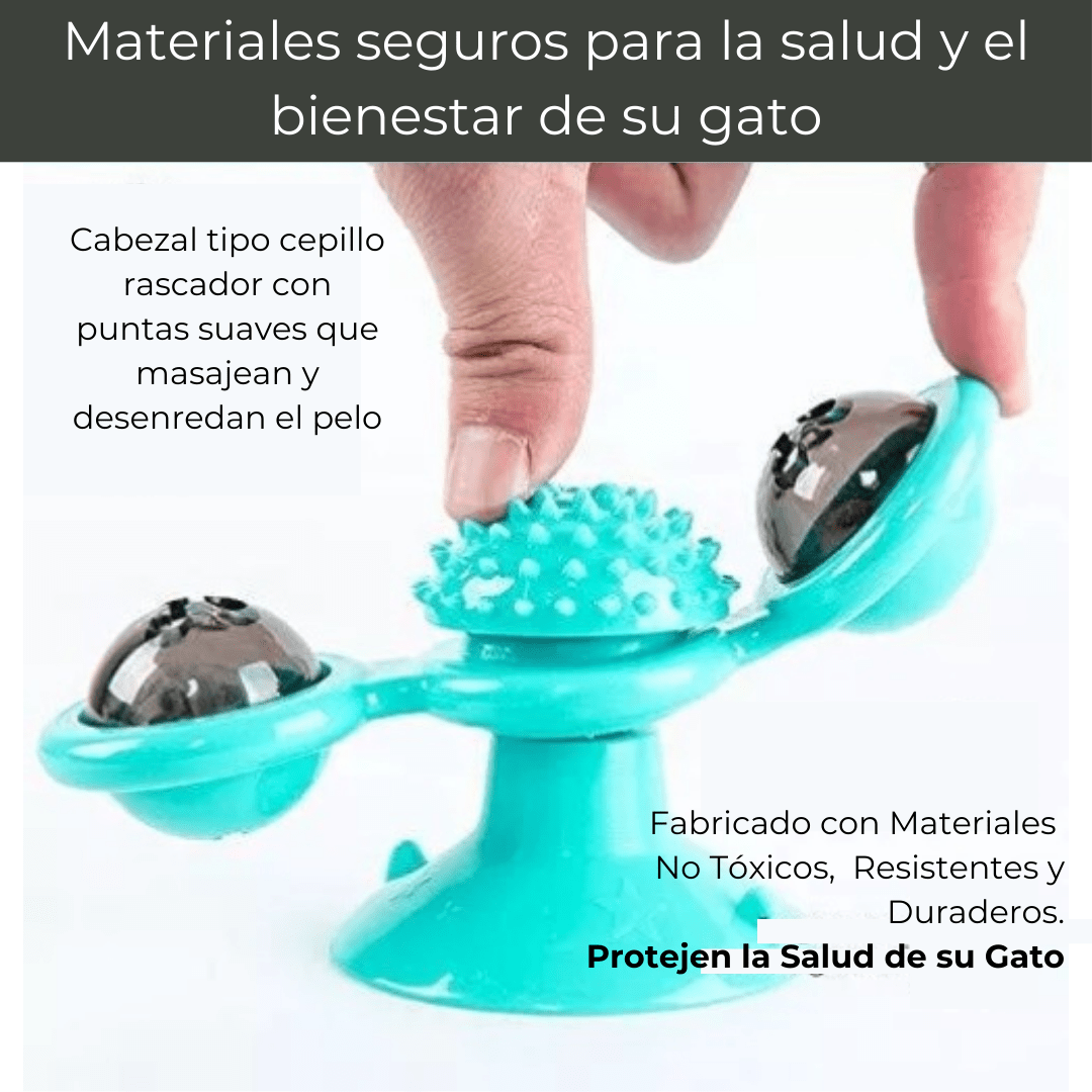 Juguete molino para gatos - Materiales Saludables